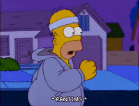 tired homer simpson GIF