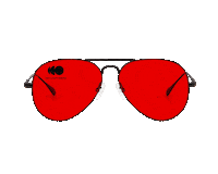 Blueblockers Redglasses Sticker by Red Light Rising
