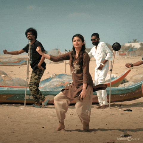 Sanjana Beach Dance GIF by Think Music