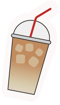 Iced Coffee Sticker by Snack Toronto Social Media Agency