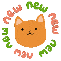 Cat Post Sticker