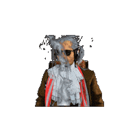 Blazing On Fire Sticker