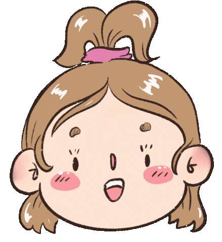 Happy Girl Sticker