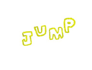 Jump Korean Sticker