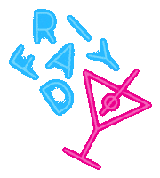 excited ready for the weekend Sticker by Equal Parts Studio