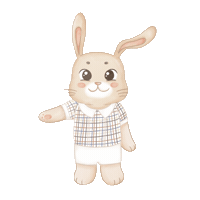 New Post Bunny Sticker