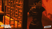 cinemax fight martial arts choke cinemax GIF