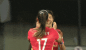 Womens Soccer Kiss GIF by National Women's Soccer League