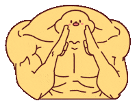 Muscle Talking Sticker by Nattan_Universe