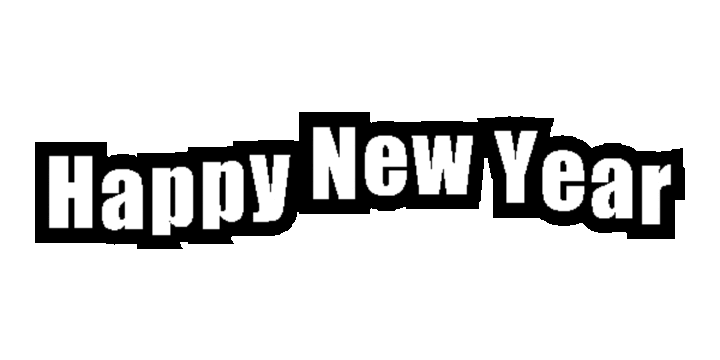 Happy New Year Gym Sticker