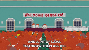 eric cartman crowd GIF by South Park 