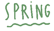 Text Spring Sticker by Sara Maese