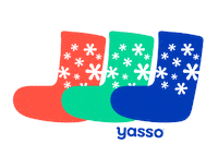Christmas Snow Sticker by Yasso Frozen Greek Yogurt