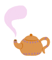 Tea For Two Winter Sticker