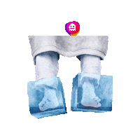 Cold Weather Feet Sticker by GZT