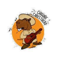 lbcreativa capibara carpincho chiguire capibaralover Sticker