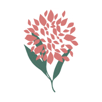 hfsah sticker flower rose ستيكر Sticker
