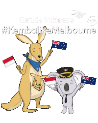 Australia Hello Sticker by GarudaIndonesia