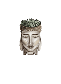 Soloairina garden boho decor buddha Sticker