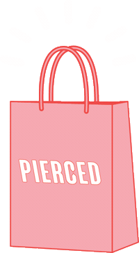 PiercedConceptStore shopping bag pierced shoppierced piercedconceptstore Sticker