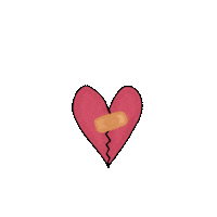 Broken Heart Love Sticker
