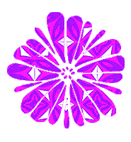 Rainbow Flower Sticker