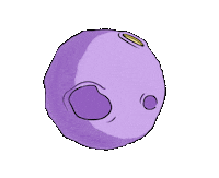 2cm_humans purple planet universe humans Sticker