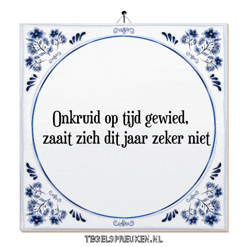 Humor Focus Sticker by Tegelspreuken.nl