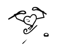 hockey handicap Sticker by Colliery  CrossFit Ostrava
