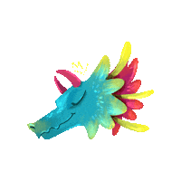 Monsterdraw happy monster dragon monsterdraw Sticker