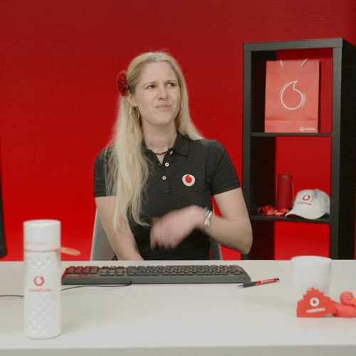 Thinking Rood GIF by Vodafone Nederland