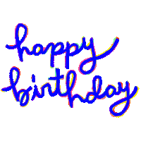 Happy Birthday Sticker by adobetrisha