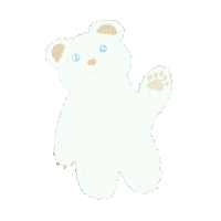 softxk flowers bear spring frog Sticker