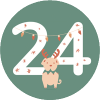 Advent Sticker by Wüfers