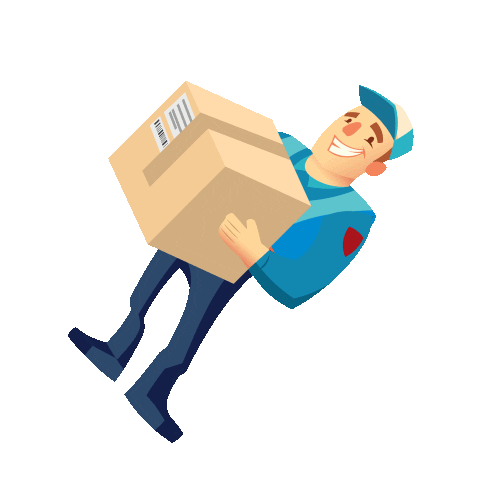 tlxcourier giphyupload man box hat Sticker