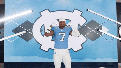 University Of North Carolina Football GIF by UNC Tar Heels