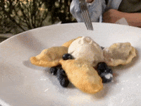 Dessert Blueberry GIF by pierogiqueen