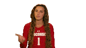College Sports No Sticker by Wisconsin Badgers