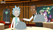 Rick And Morty Dinner GIF by Adult Swim