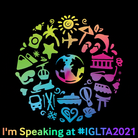 IGLTAgaytravel giphygifmaker lgbtq atlanta speaker GIF