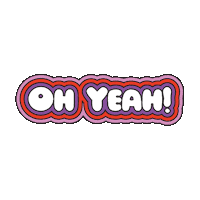 Oh Yeah Yes Sticker by Draw! Pilgrim