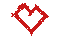 verswire heart broken heart rock band bsd Sticker