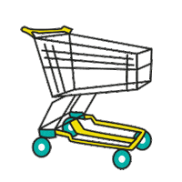Shopping Supermarket Sticker by Carttec
