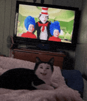 Dr Seuss Cat GIF by the innernette