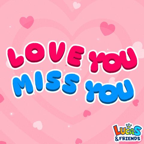 Miss U I Love You GIF by Lucas and Friends by RV AppStudios