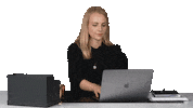 Desk Working Sticker by Maalia Agentur