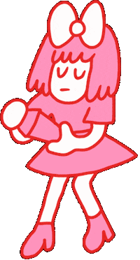 Angry Pink Sticker by Ruppert Tellac