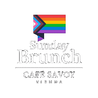 Cafe-Savoy food gay pride cafe Sticker