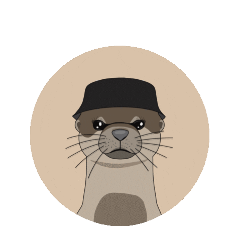 honawana giphyupload new post otter loutre Sticker