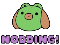 Dog Frog Sticker by Timothy Winchester